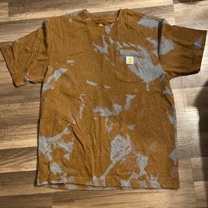 Bleached mens carhartt t shirt